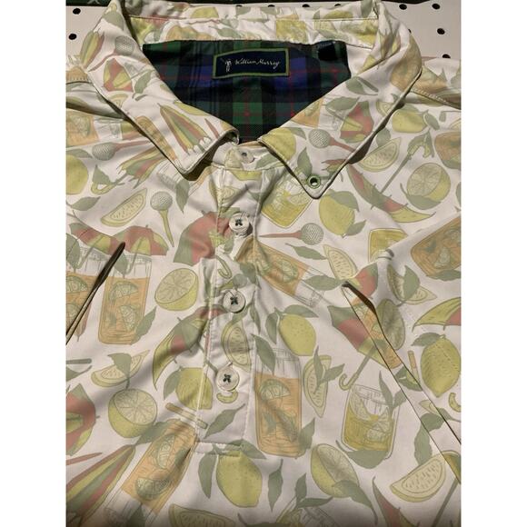 William Murray Golf Polo Lot of 2 “Lemon Life & Cocktails” Mens XXL Used - Picture 3 of 10